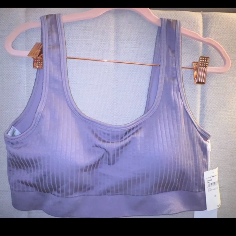 Good American Shine Ribbed Bralette 2X/3X new with tags - Picture 7 of 10